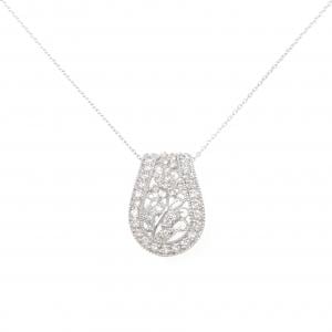 K18WG ダイヤモンド ネックレス 1.00CT