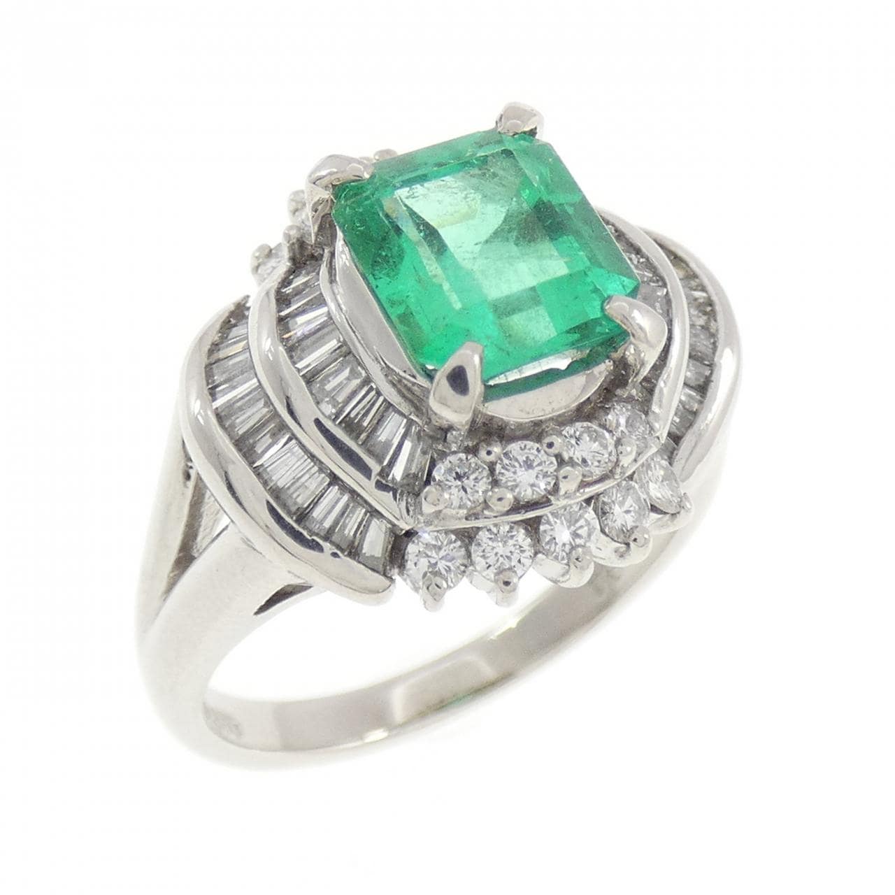 PT850 エメラルド リング 1.31CT コロンビア産