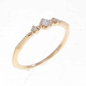 K18PG ダイヤモンド リング 0.07CT