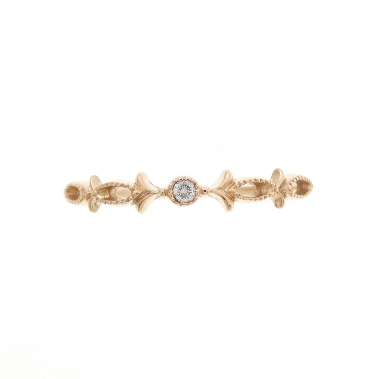 アガット ダイヤモンド リング 0.14CT