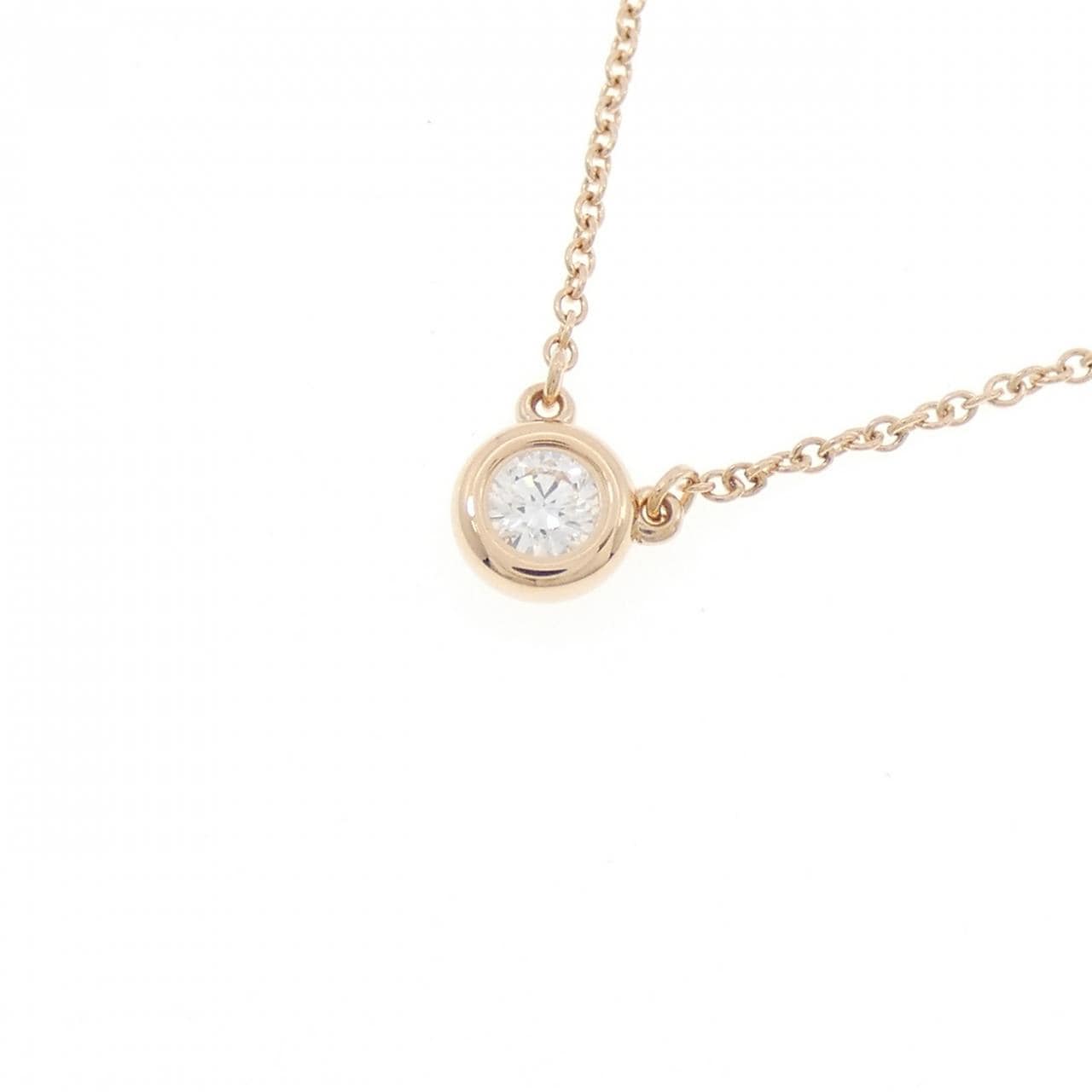 ティファニー バイザヤード ネックレス 0.14CT