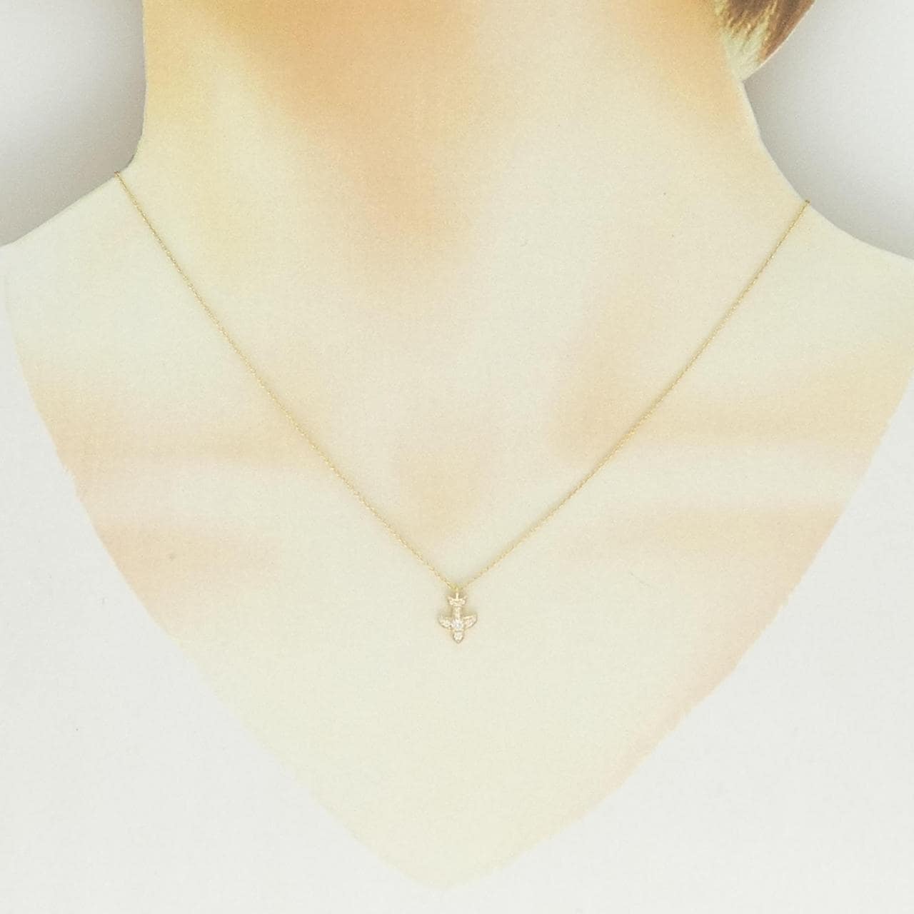 750YG ダイヤモンド ネックレス