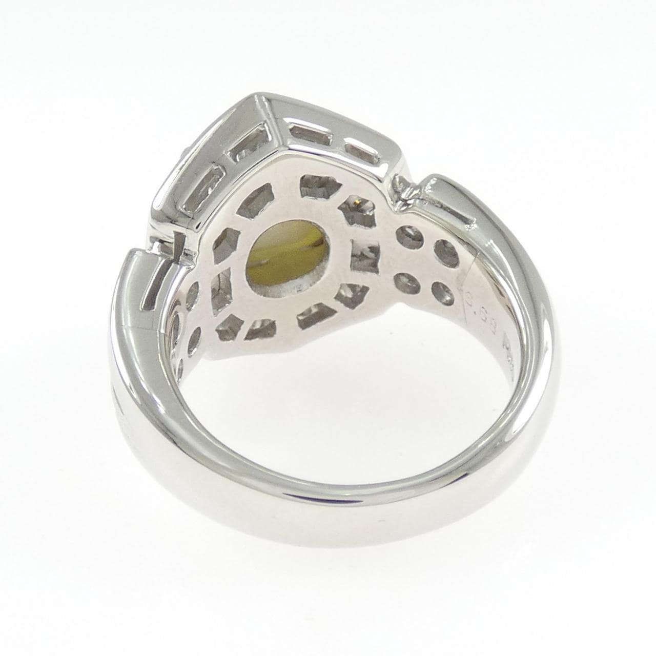 PT900 クリソベリルキャッツアイ リング 3.68CT