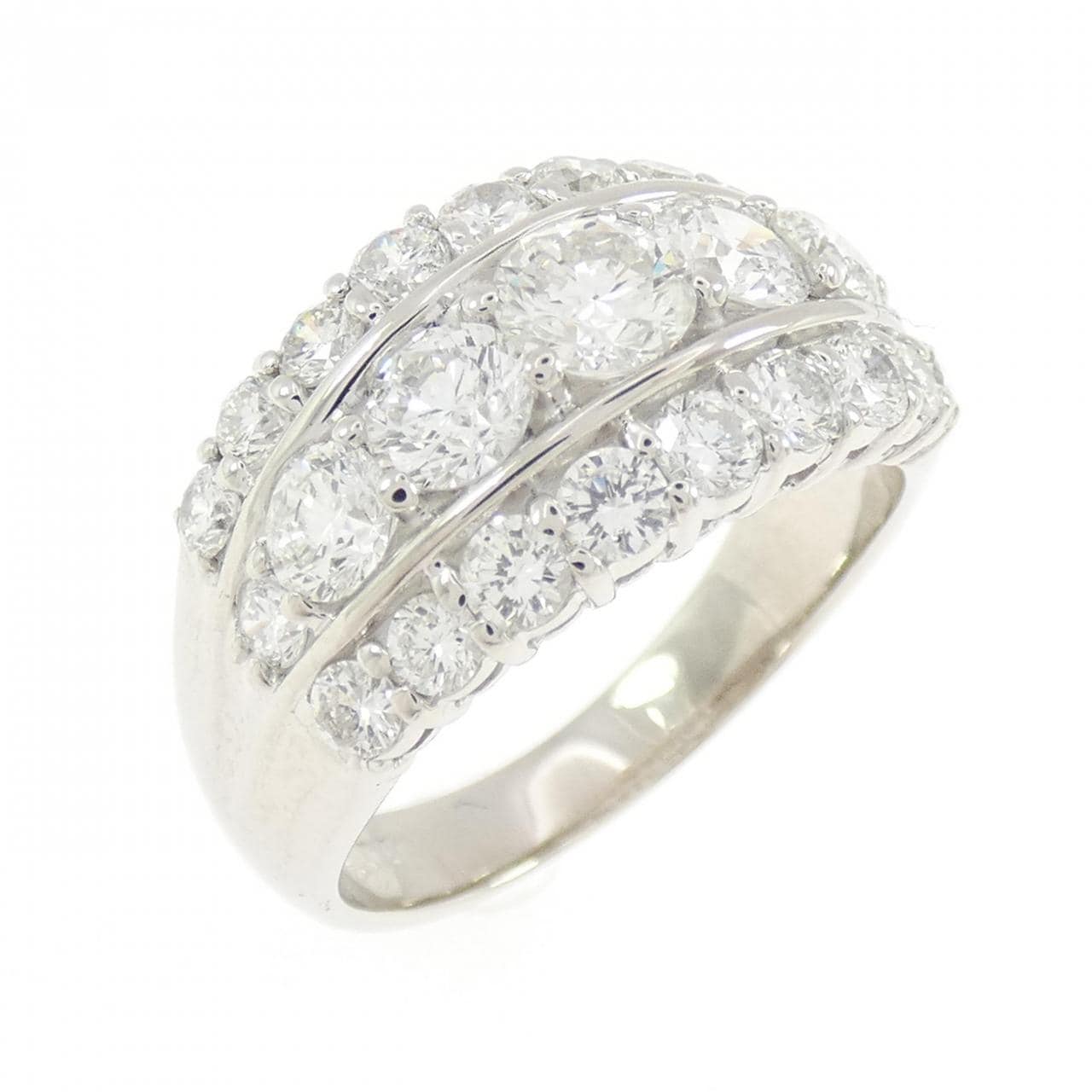 PT900 ダイヤモンド リング 2.00CT
