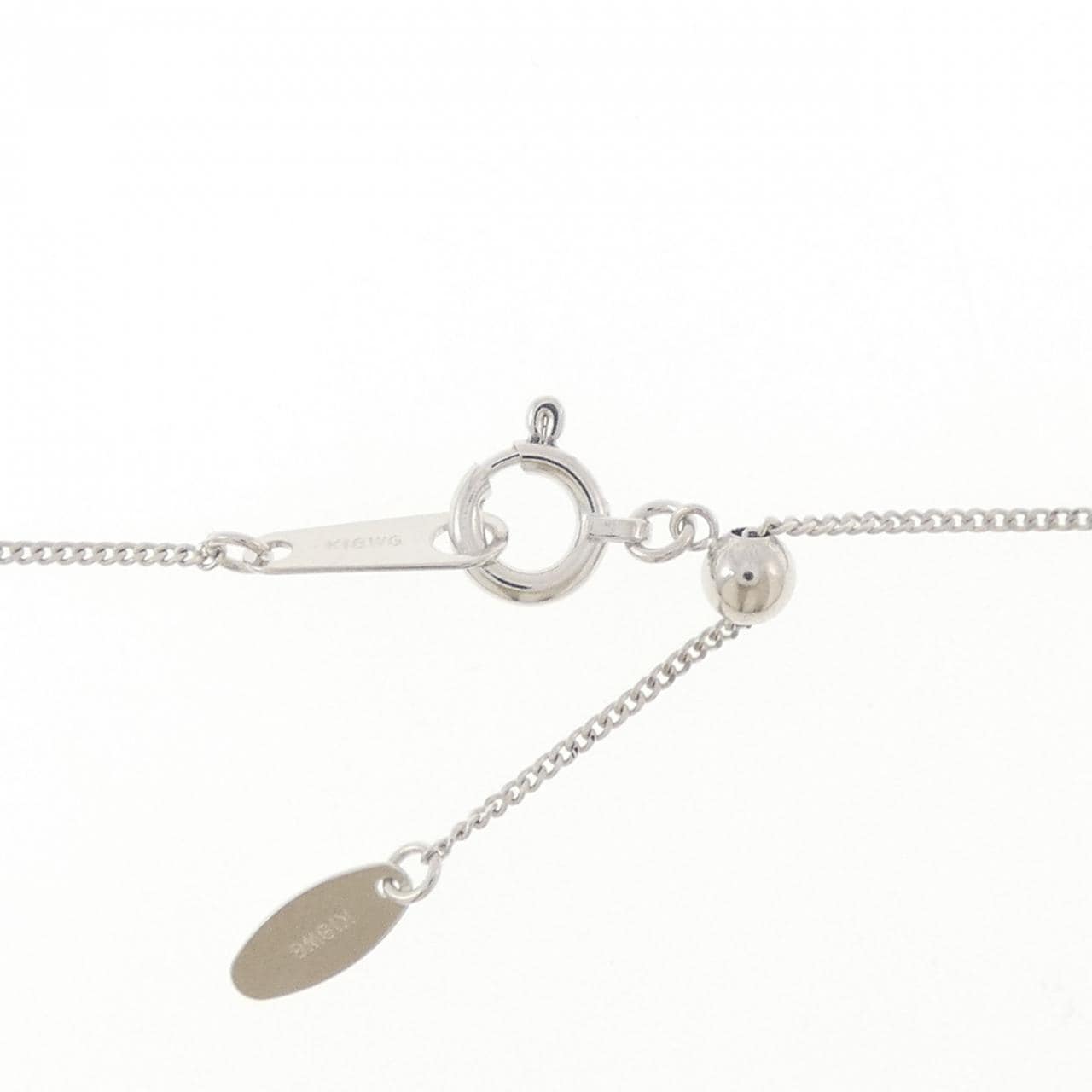 PT950/K18WG アレキサンドライト ネックレス 0.28CT
