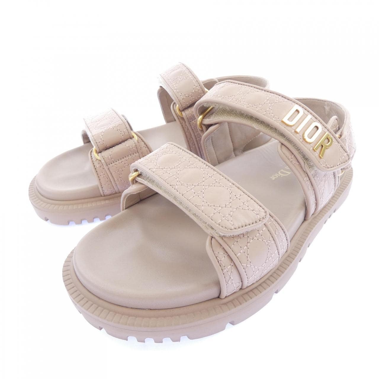 クリスチャンディオール CHRISTIAN DIOR DIORACT カナージュキルティング KCO005CQC サンダル