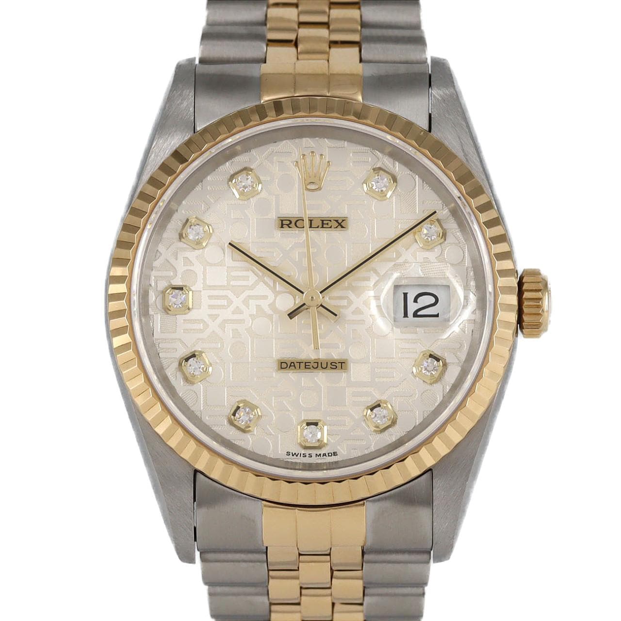 ロレックス デイトジャスト 16233G SSxYG 自動巻 T番
