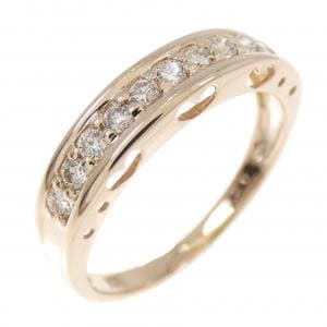 K18PG ハート ダイヤモンド リング 0.20CT