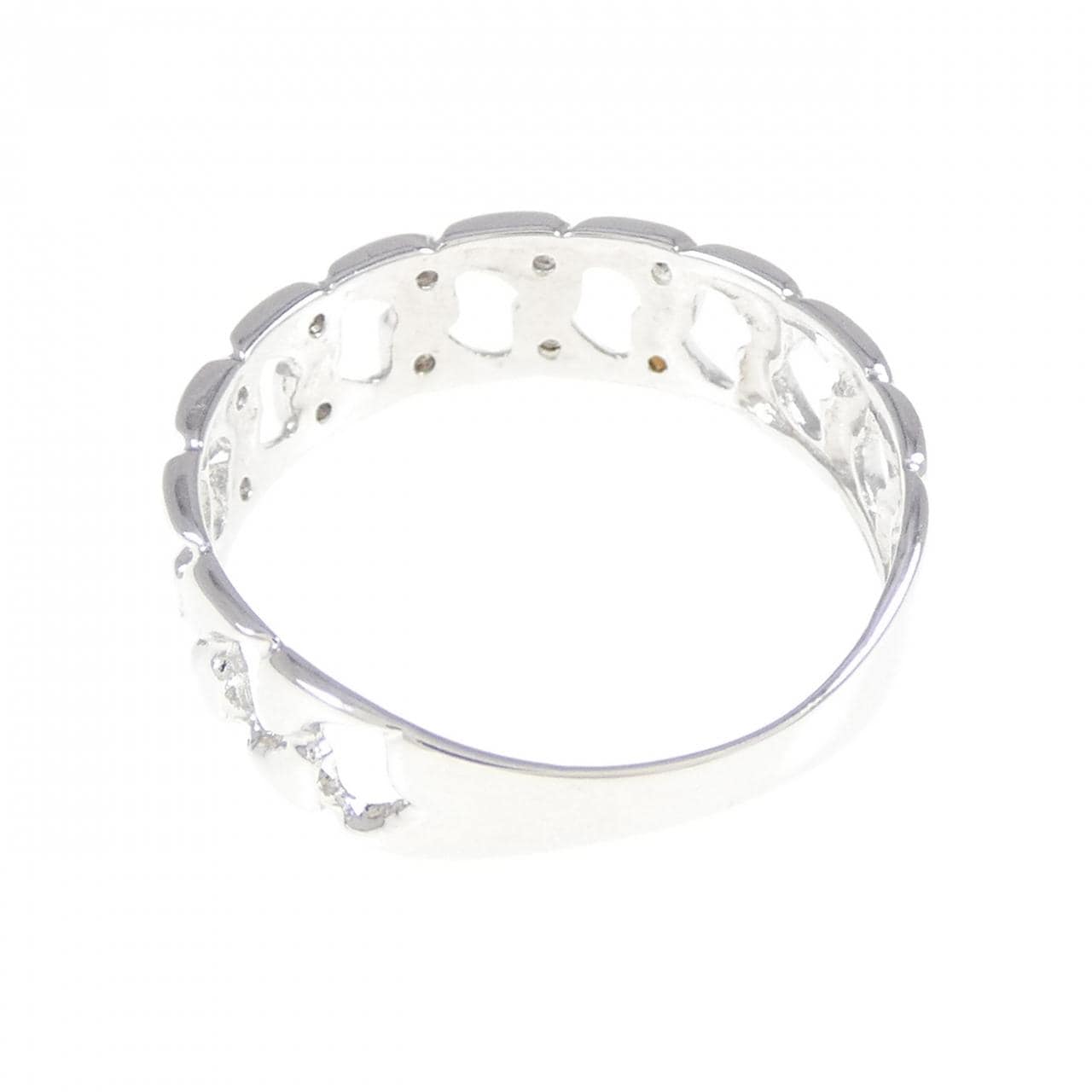 K14WG ダイヤモンド リング 0.05CT