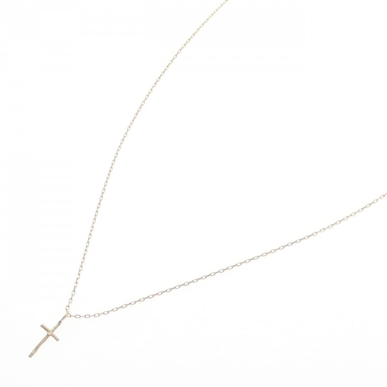 K10YG クロス ネックレス