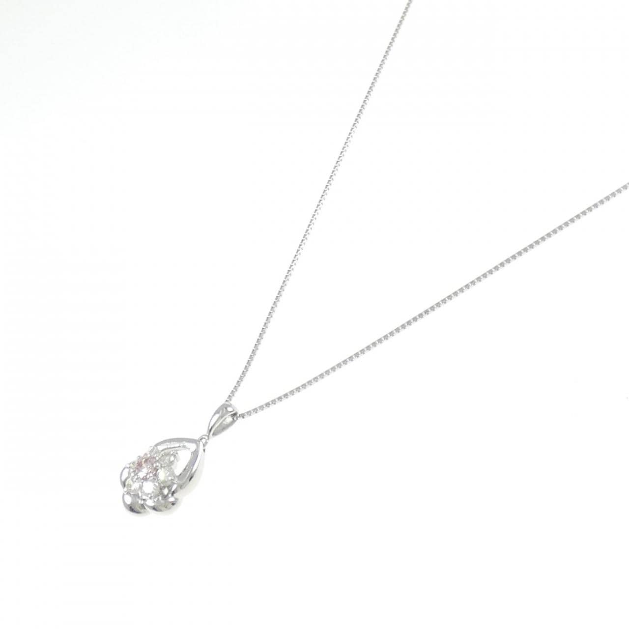 PT/PT850 ダイヤモンド ネックレス 0.161CT FOP I1
