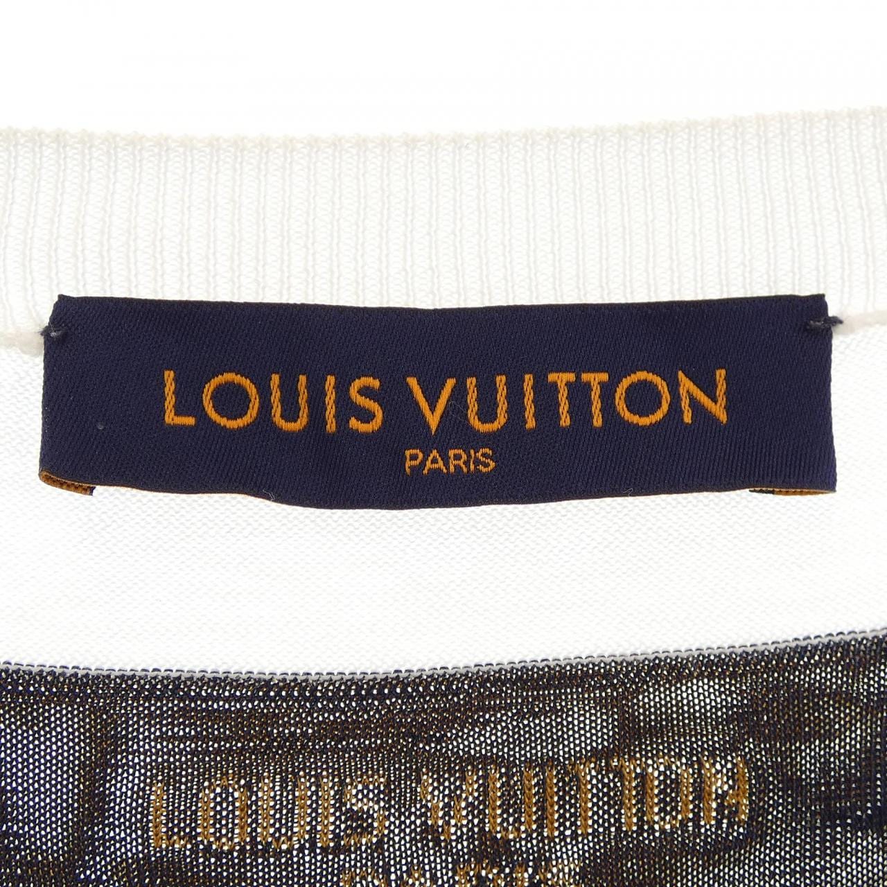 ルイヴィトン LOUIS VUITTON インタルシアジャカードクルーネック HMN81WJS5 ニット