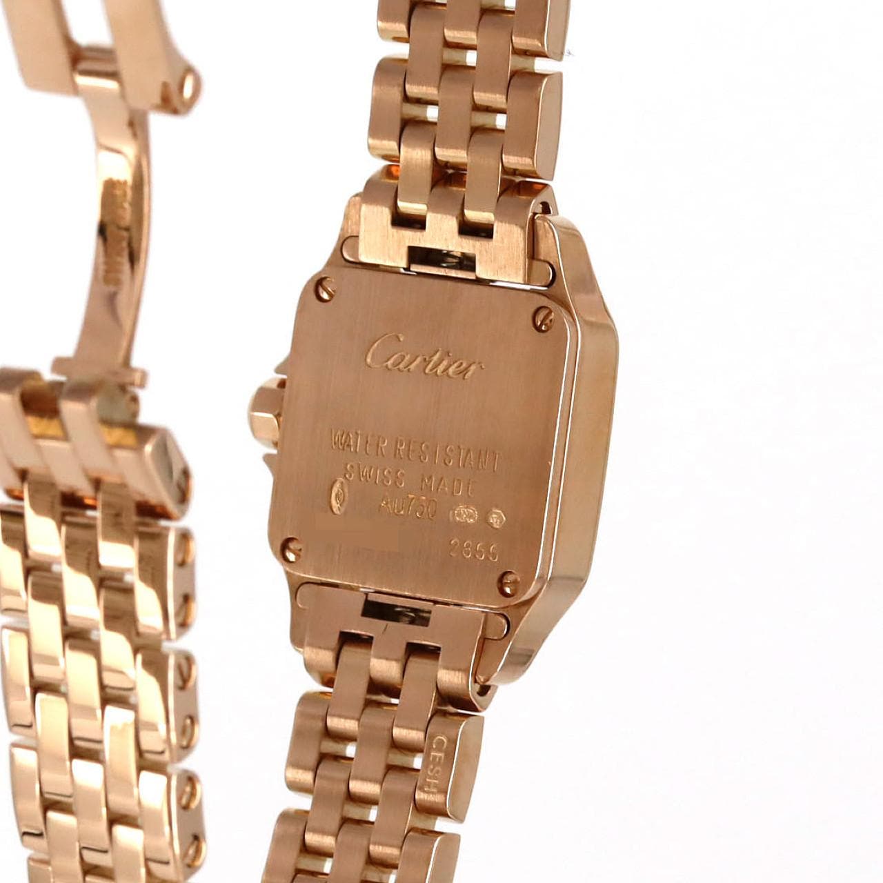 カルティエ ミニサントスドゥモワゼル PG/D WF9011Z8 PG･RG クォーツ