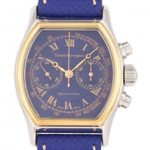 【ノーメンテナンス特価】ジラール･ペルゴ リシュビルクロノグラフ YGコンビ 2710 SSxYG 手巻