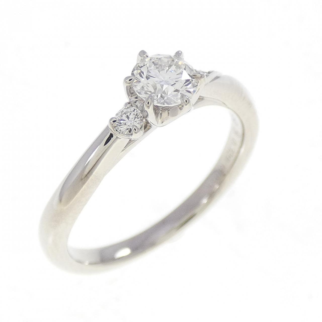 PT950 ダイヤモンド リング 0.329CT G VVS2 3EXT