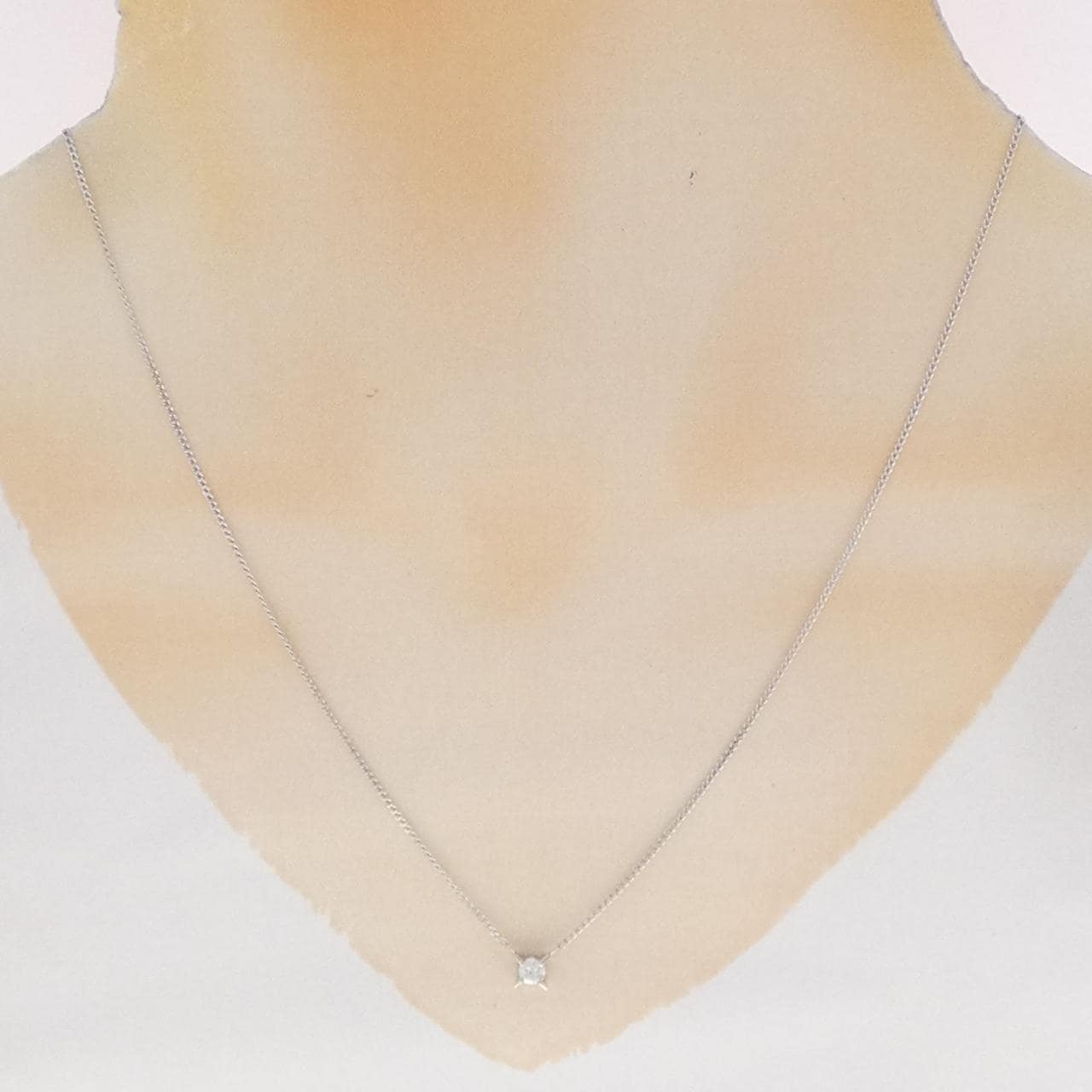 PT900/PT850 ダイヤモンド ネックレス 0.13CT