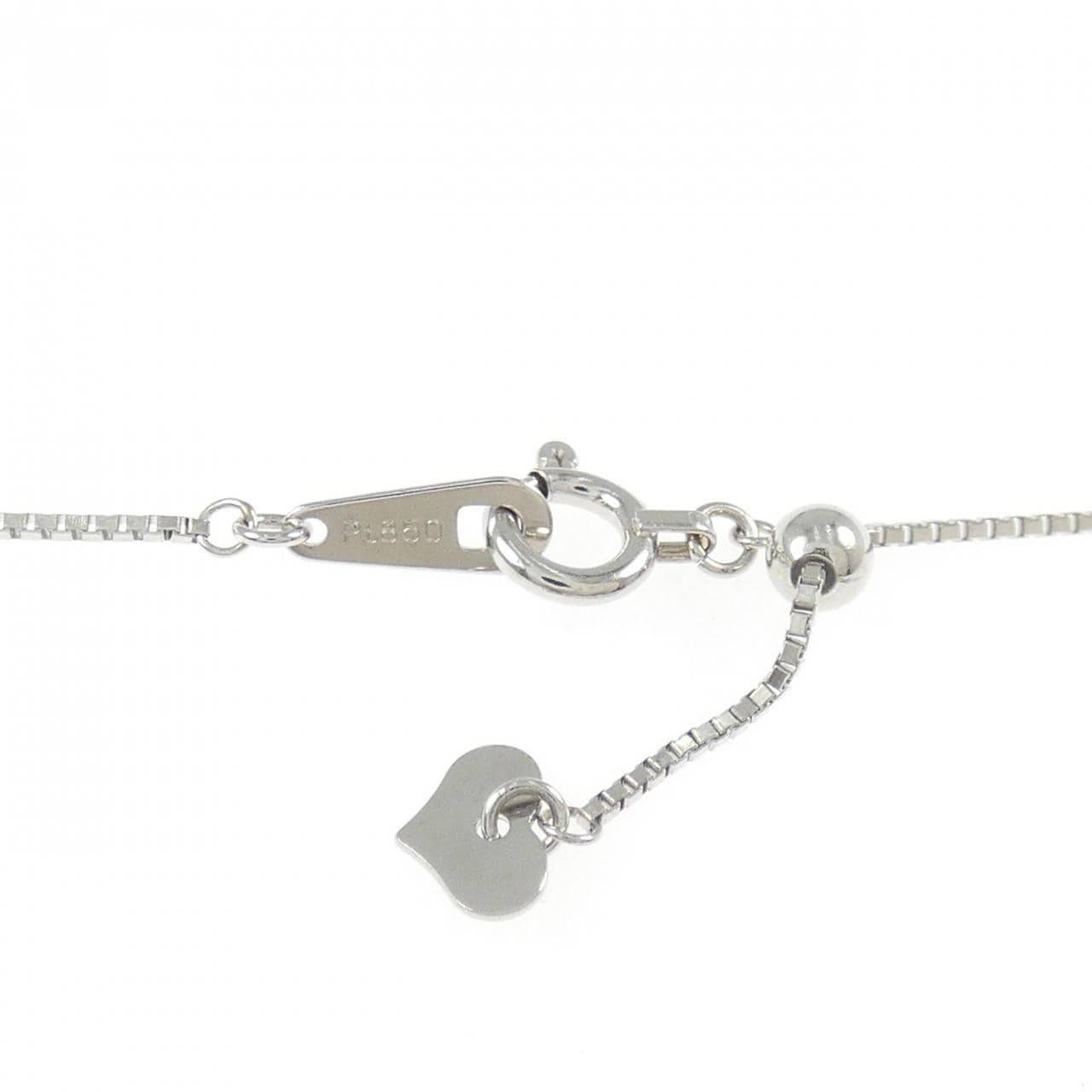 PT900/PT850 ルビー ネックレス 0.492CT