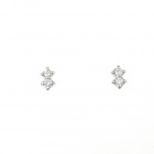 PT900 ダイヤモンド ピアス 0.08CT