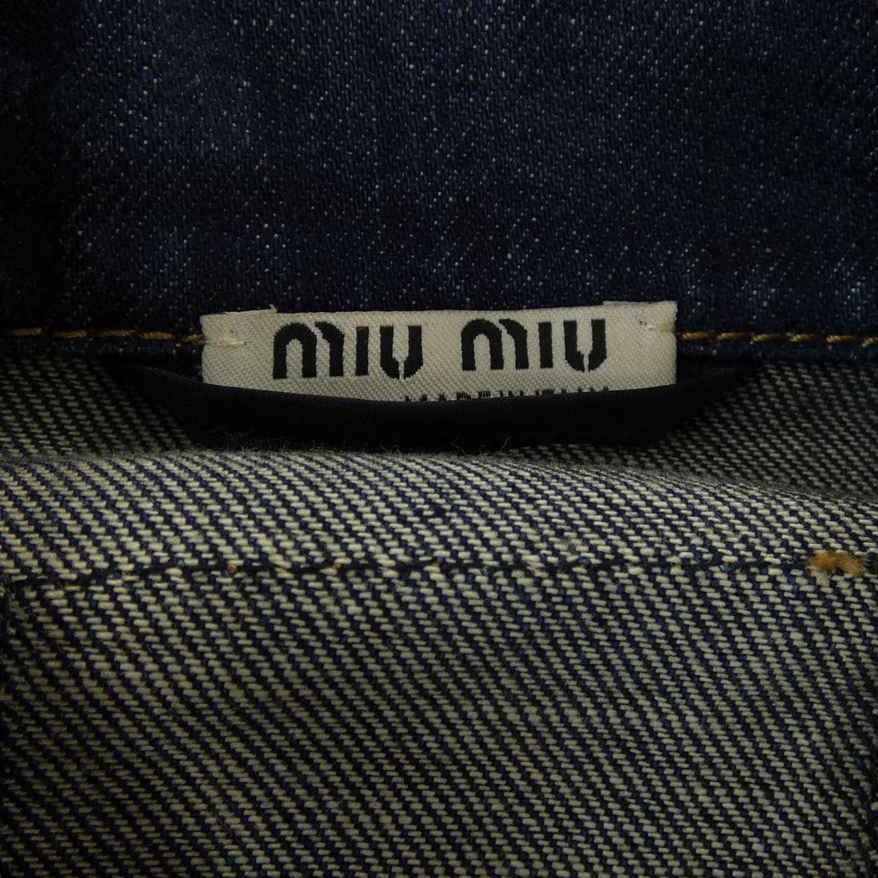 ミュウミュウ MIU MIU GWG0801K6L デニムジャケット