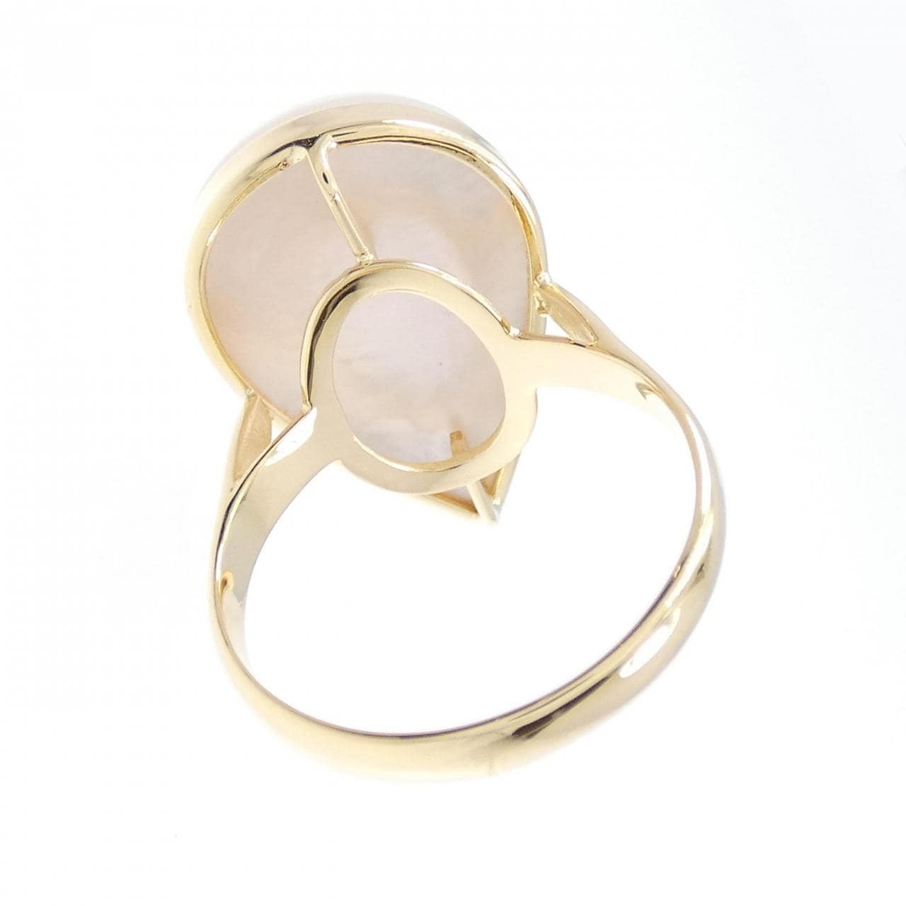 K18YG Mabe Pearl Ring