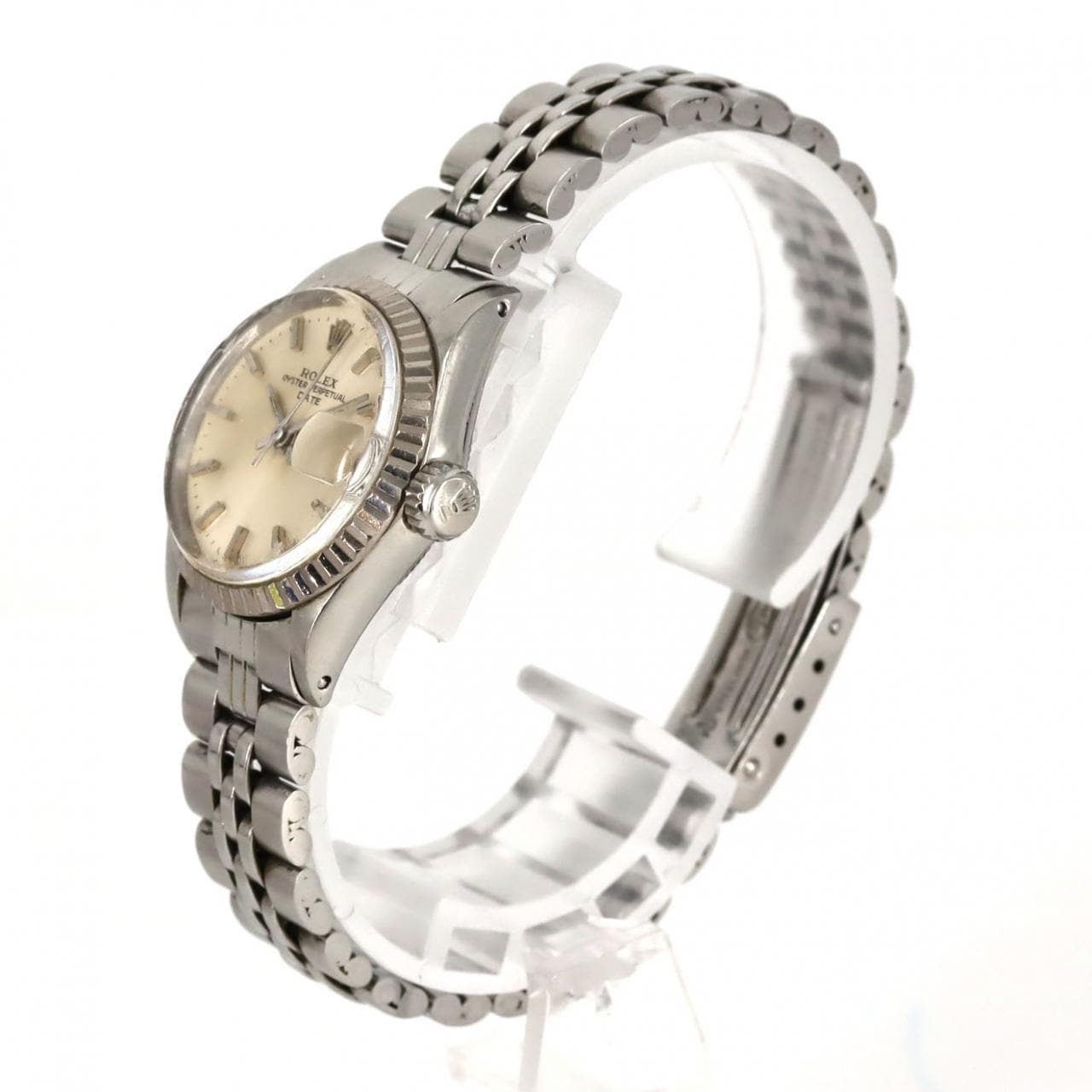 ロレックス オイスターパーペチュアルデイト 6517 SS 自動巻 2番台