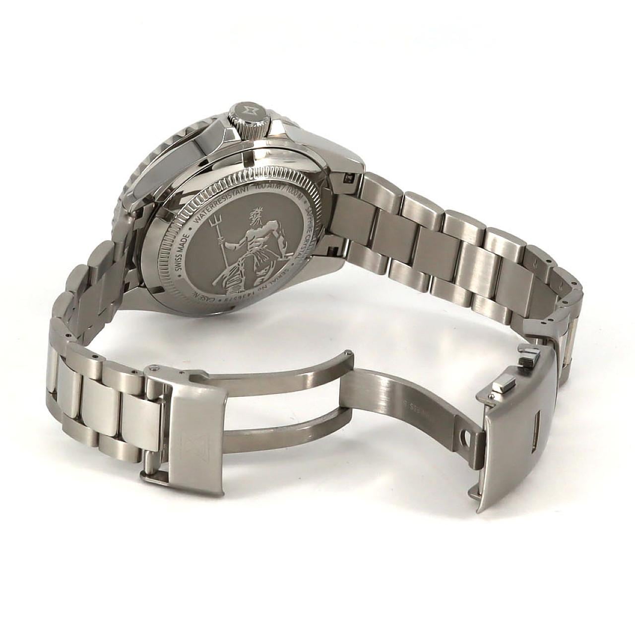 エドックス スカイダイバーネプチュニアン 80120-3NM-VDN SS 自動巻