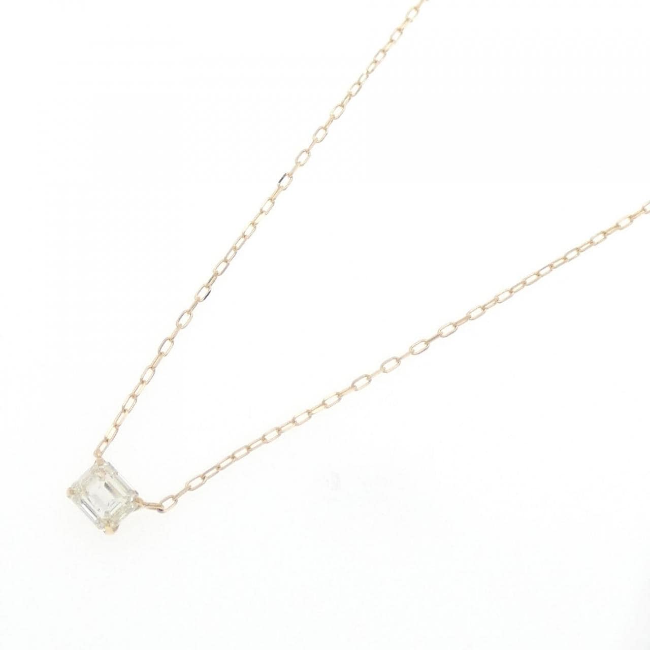 [BRAND NEW] K18YG Diamond Necklace 0.306CT