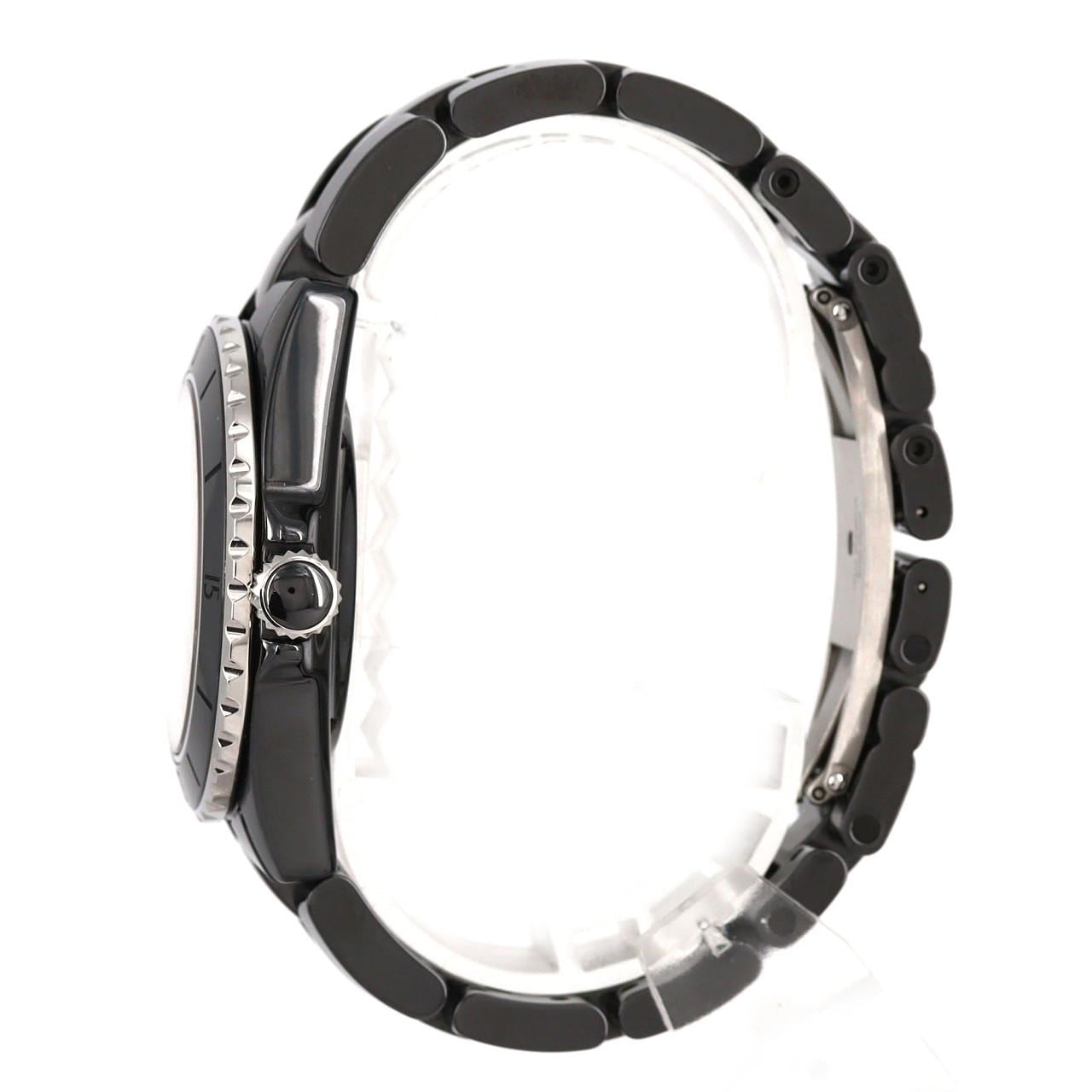 シャネル J12ファントムキャリバー12.1 38mmセラミック H6185 セラミック 自動巻