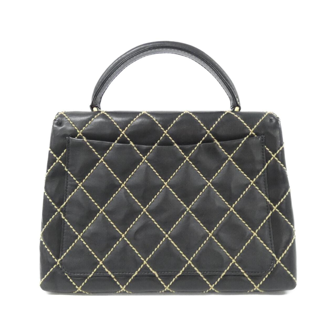 【ヴィンテージ】シャネル ワイルドステッチ ライン バッグ