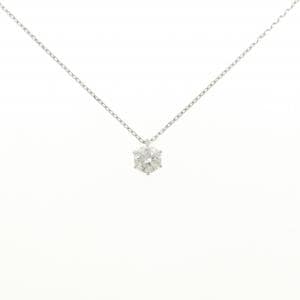 PT900/PT850 ダイヤモンド ネックレス 0.507CT G VS2 VG