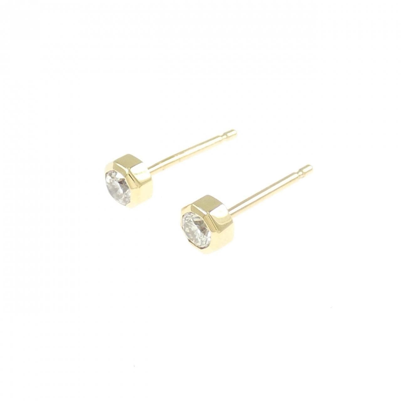 K18YG ダイヤモンド ピアス 0.28CT