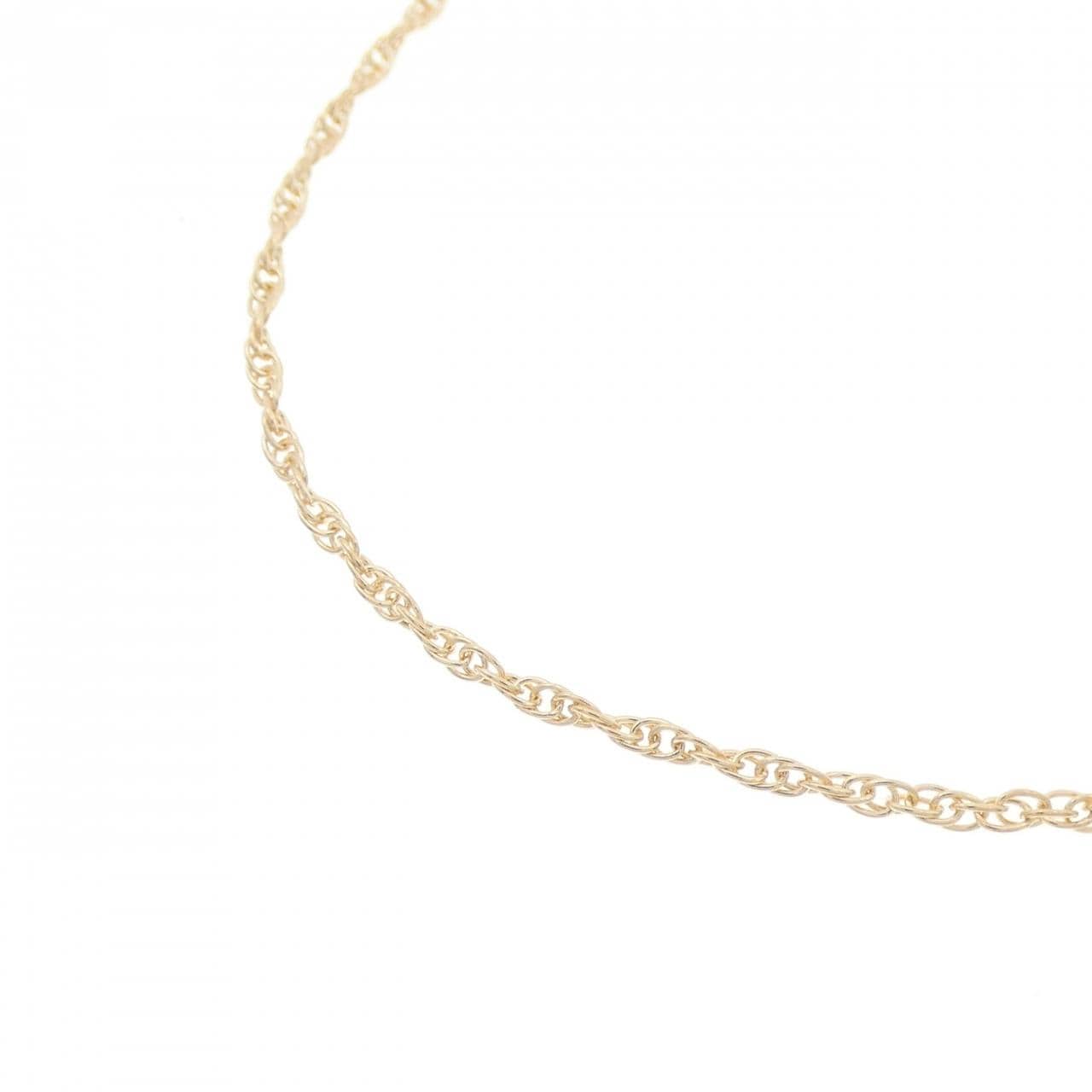 K18YG chain necklace