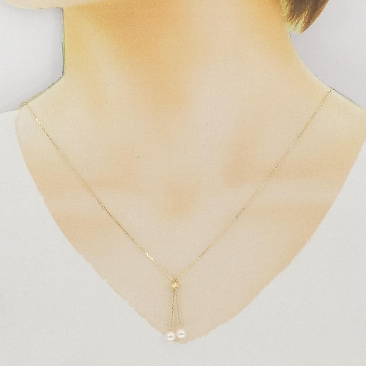 K18YG アコヤパール ネックレス