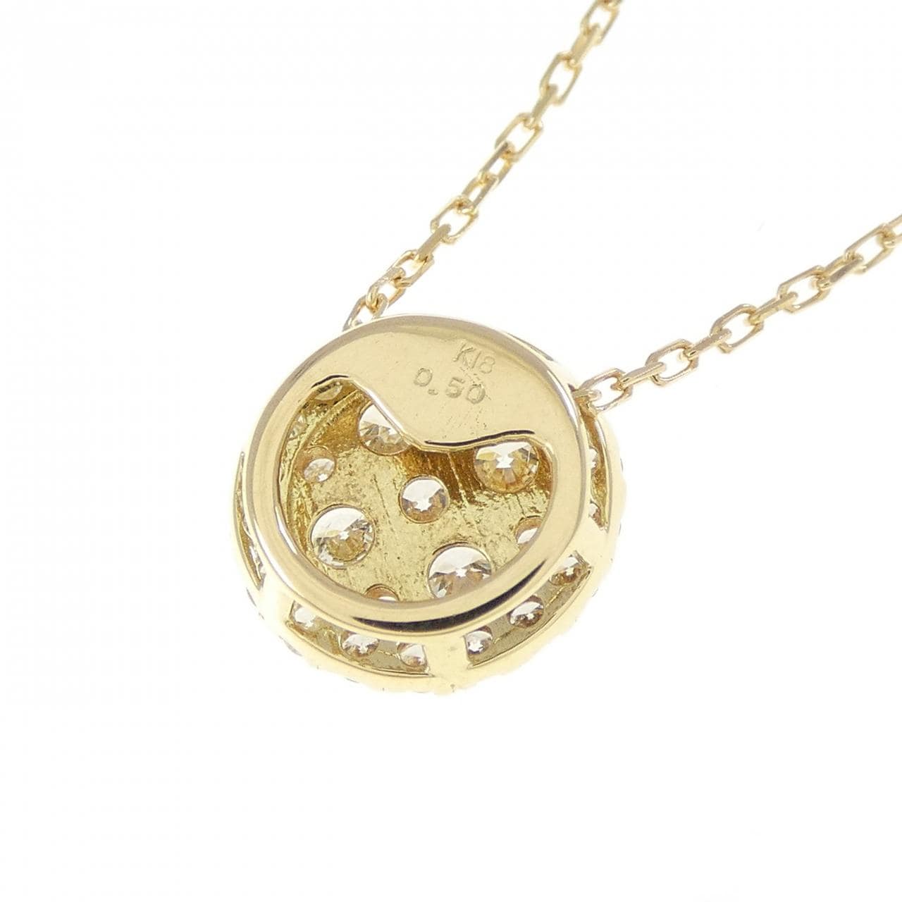 K18YG ダイヤモンド ネックレス 0.50CT