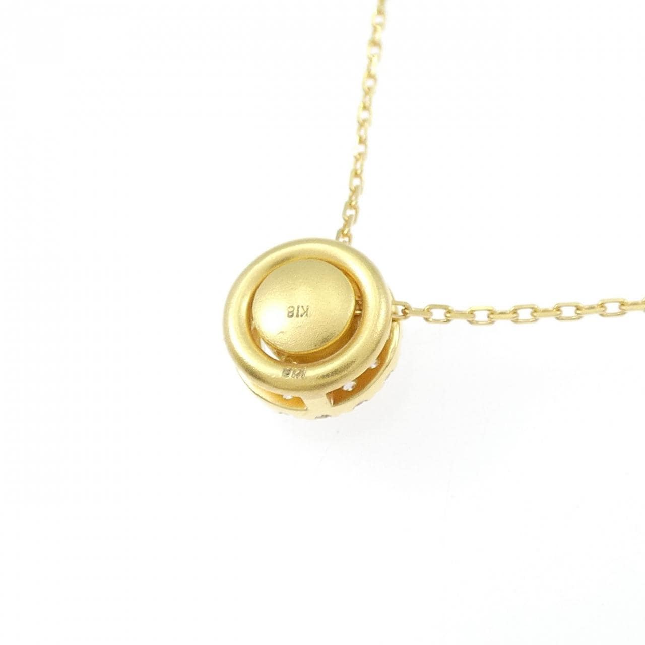 K18YG ダイヤモンド ネックレス 0.159CT