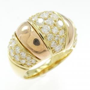 K18YG/K18PG ダイヤモンド リング 1.30CT