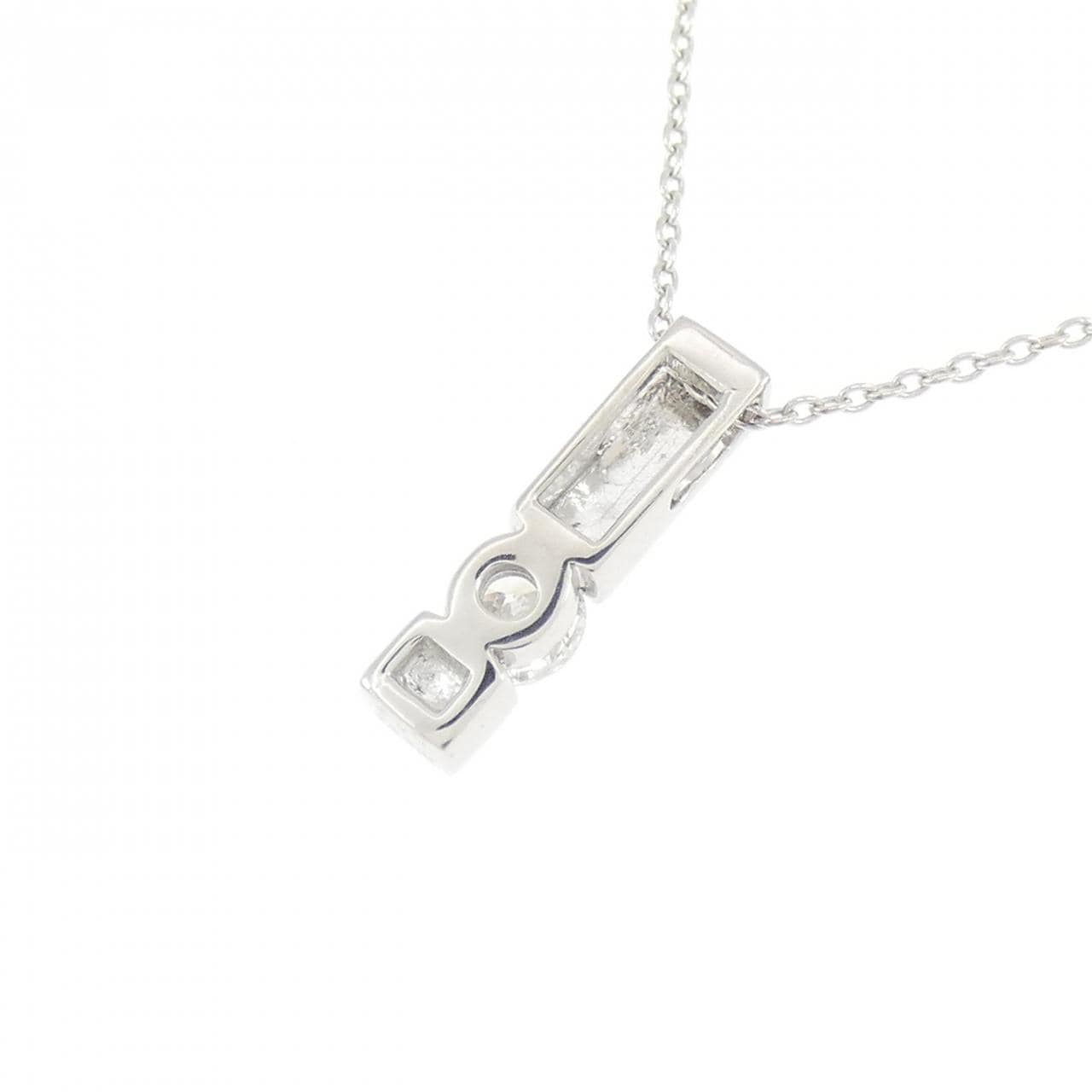 K18WG ダイヤモンド ネックレス 0.23CT