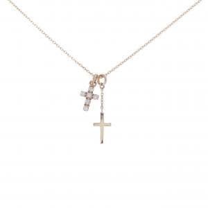 4゜C クロス ダイヤモンド ネックレス