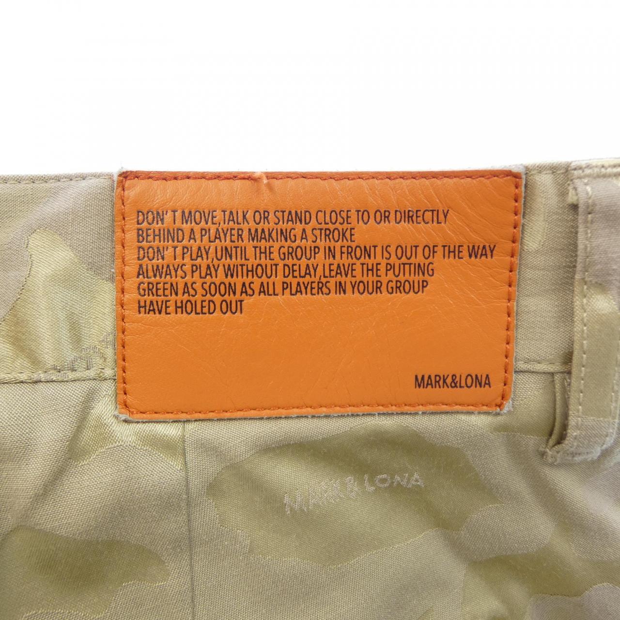 マークアンドロナ MARK&LONA パンツ