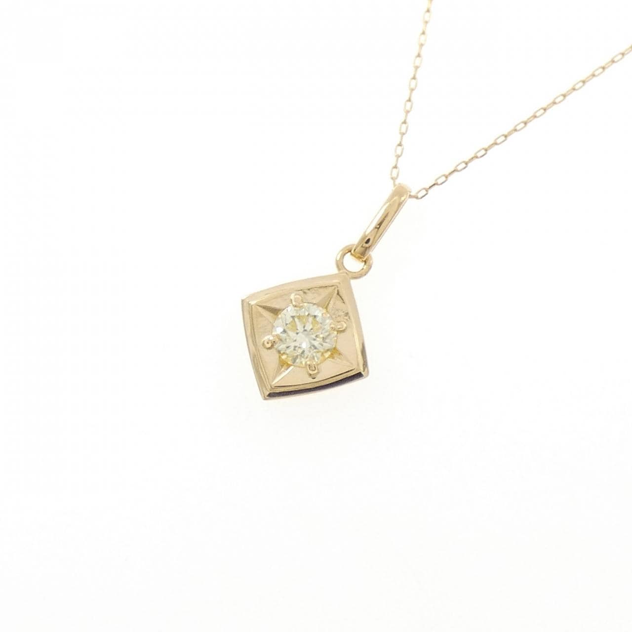 K18YG ダイヤモンド ネックレス 0.26CT