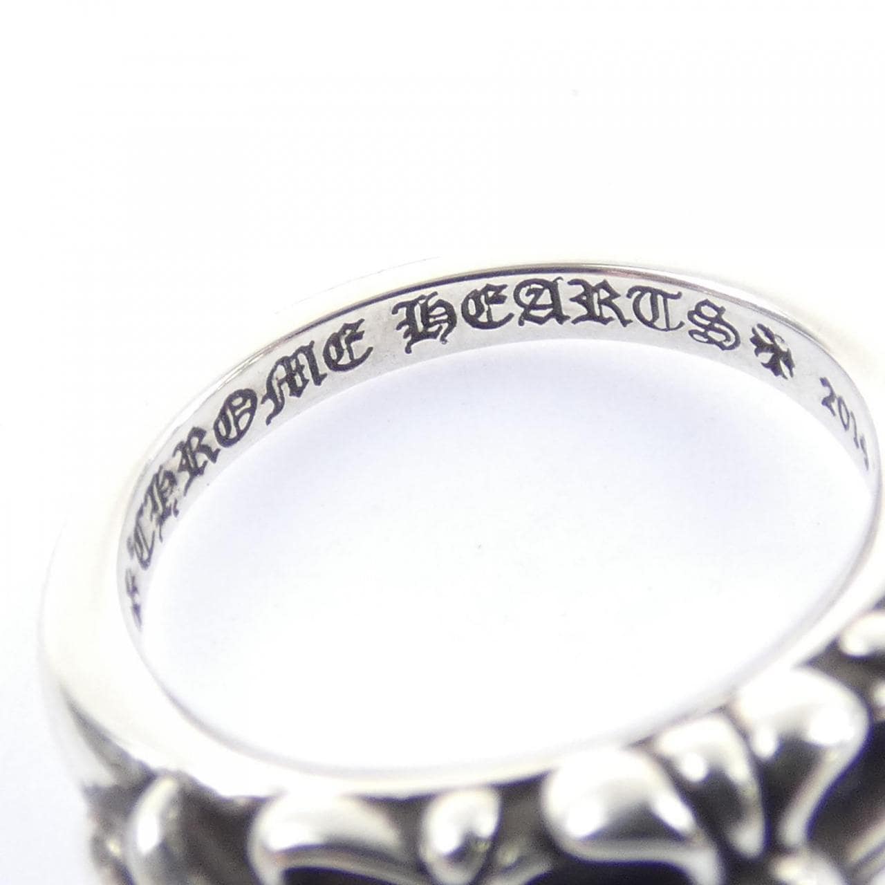 クロムハーツ CHROME HEARTS BABY CLSC FLORAL CRS ベイビークラシックフローラルクロス 207146023SLVXXX001 RING