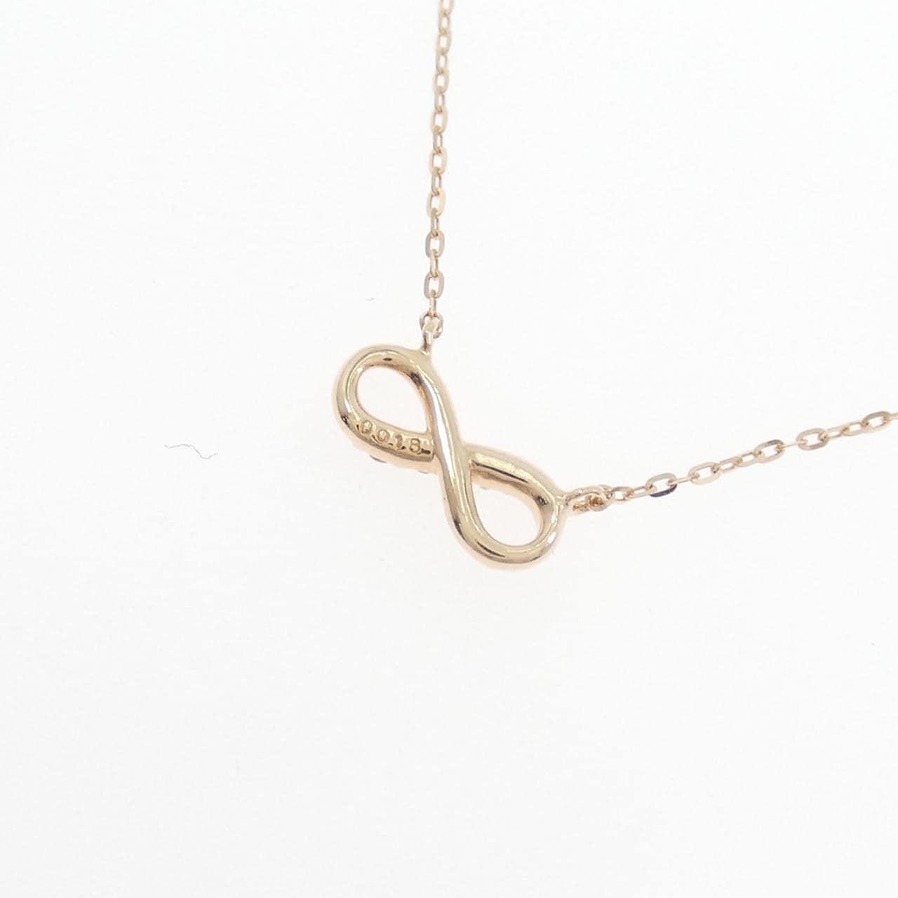 K10PG ダイヤモンド ネックレス 0.018CT