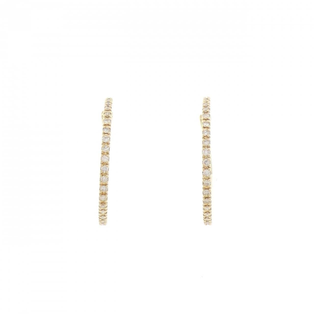 K18YG ダイヤモンド ピアス 0.20CT