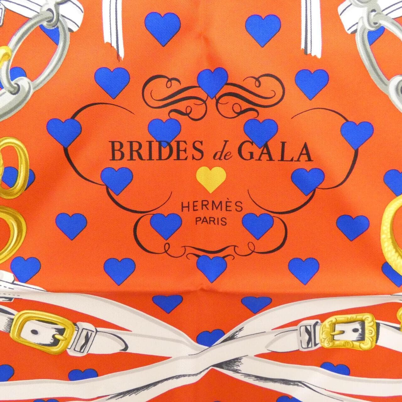 HERMES BRIDES DE GALA LOVE 男友款 90 公分 003132S 圍巾