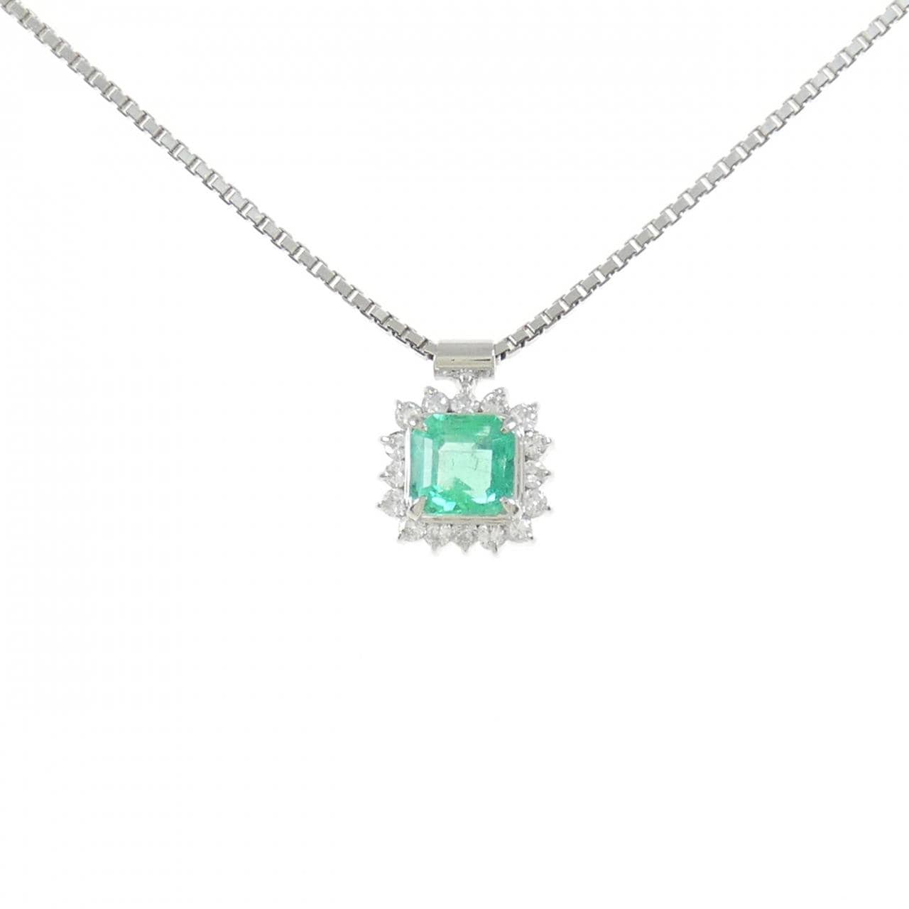 PT emerald necklace 0.80CT