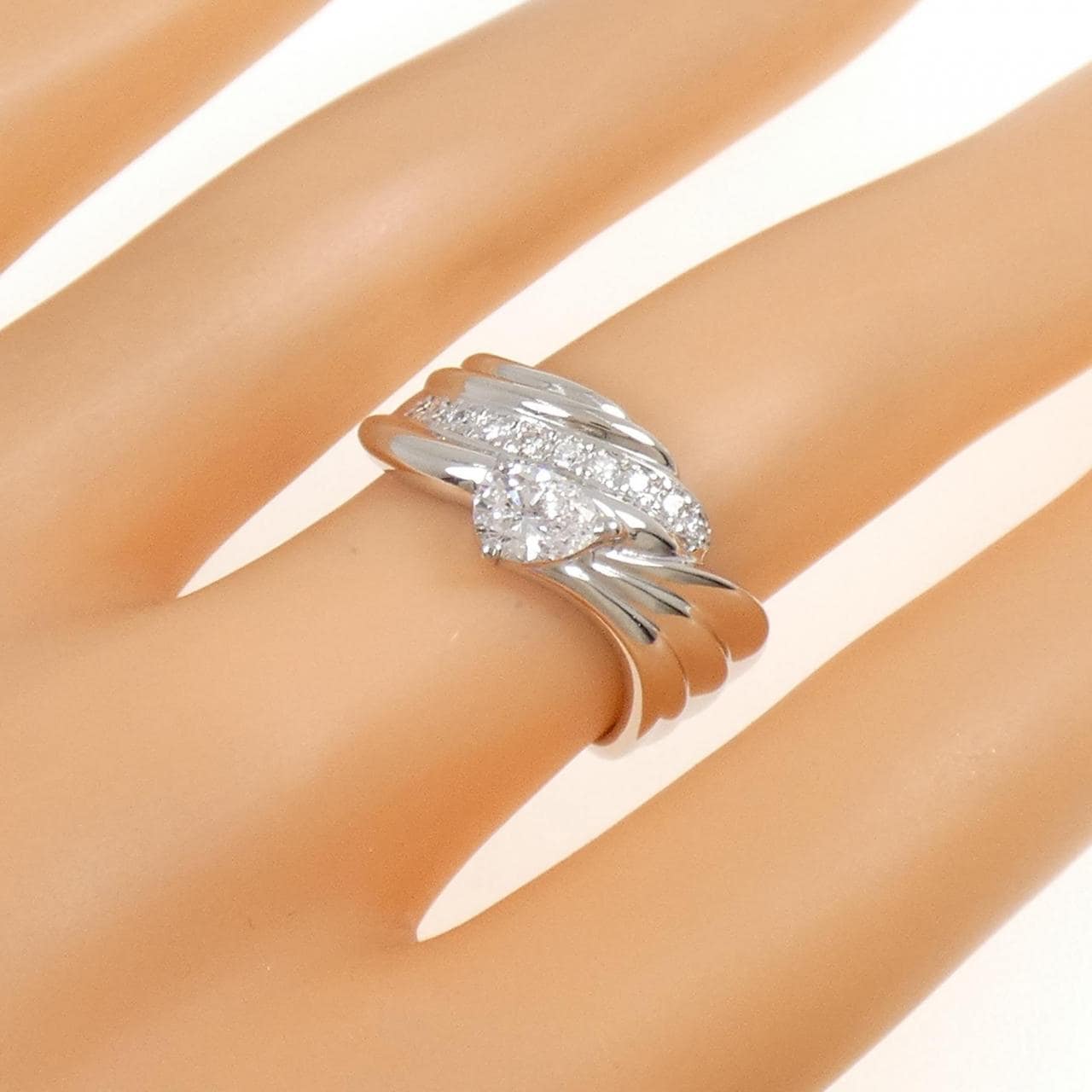 PT900 ダイヤモンド リング 0.402CT