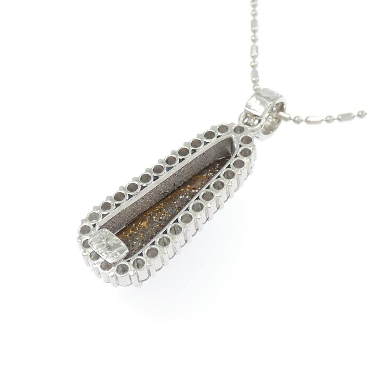 PT900/PT850 ボルダーオパール ネックレス 2.27CT