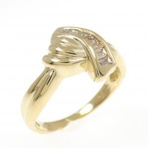 K18YG ダイヤモンド リング 0.25CT