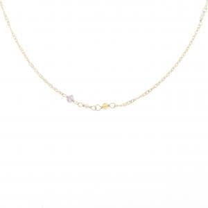 K10YG カラーストーン ネックレス