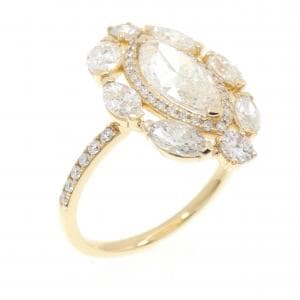 【新品】K18YG ダイヤモンド リング 2.08CT